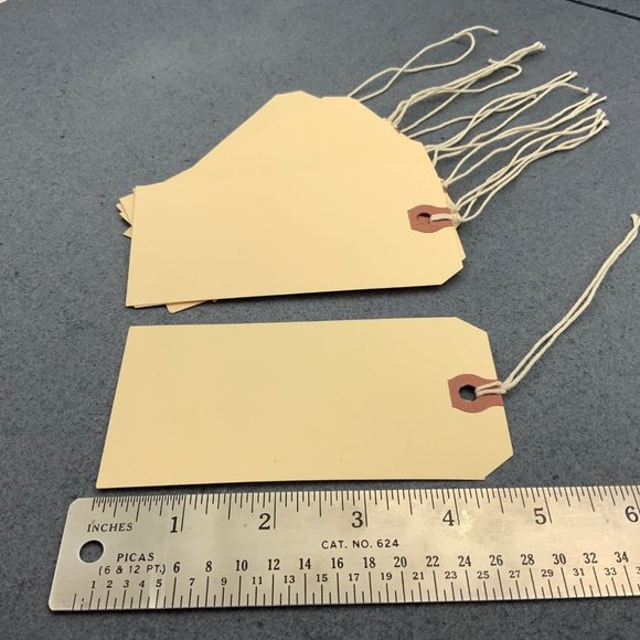 Office Manila Shipping Tag 25 X 5 String Blank A Lot Of 1 Poshmark